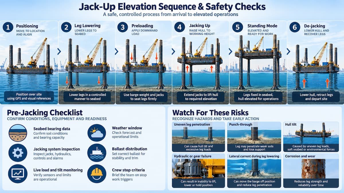 jack-up-elevation-sequence-checks
