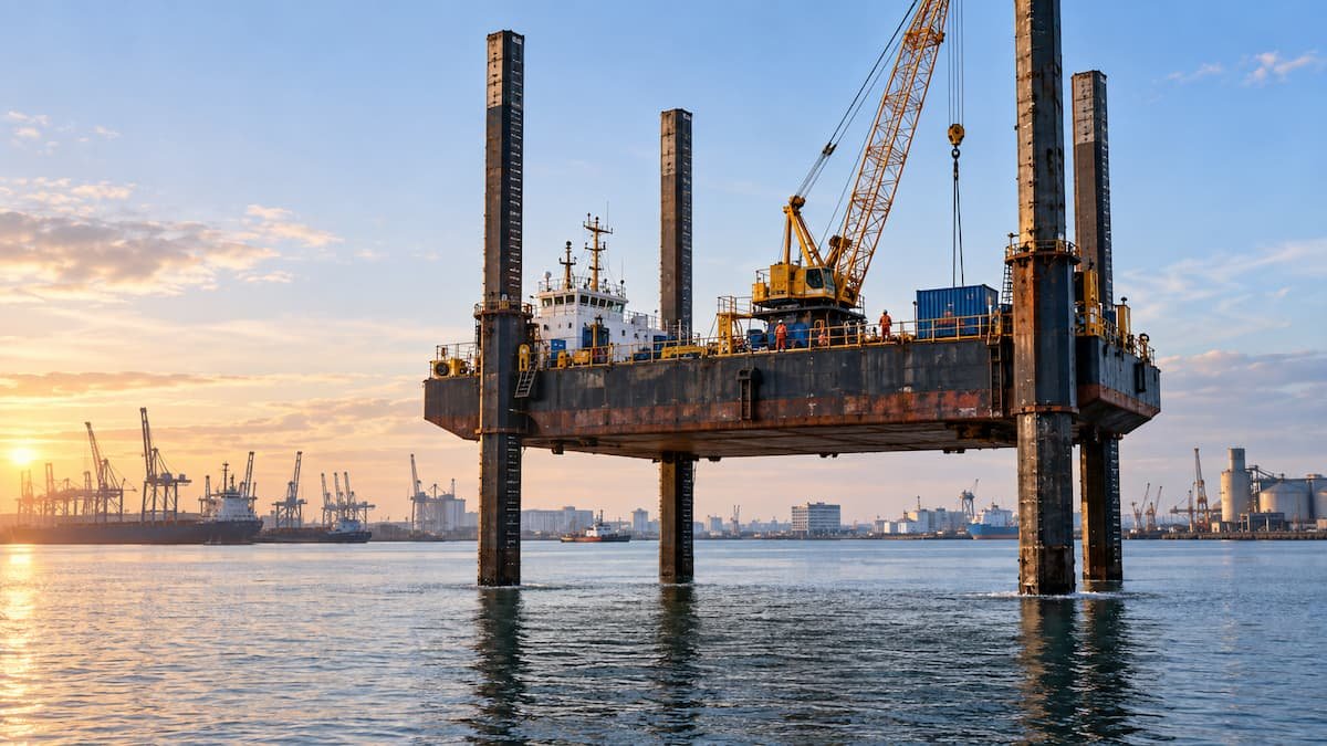How does a jack-up barge work? A technician’s guide to the jacking system