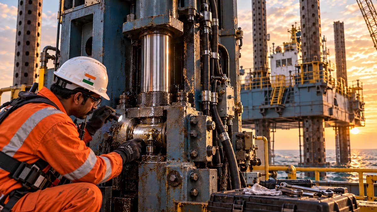 Jack-up barge jacking system maintenance and inspection: What technicians need to check