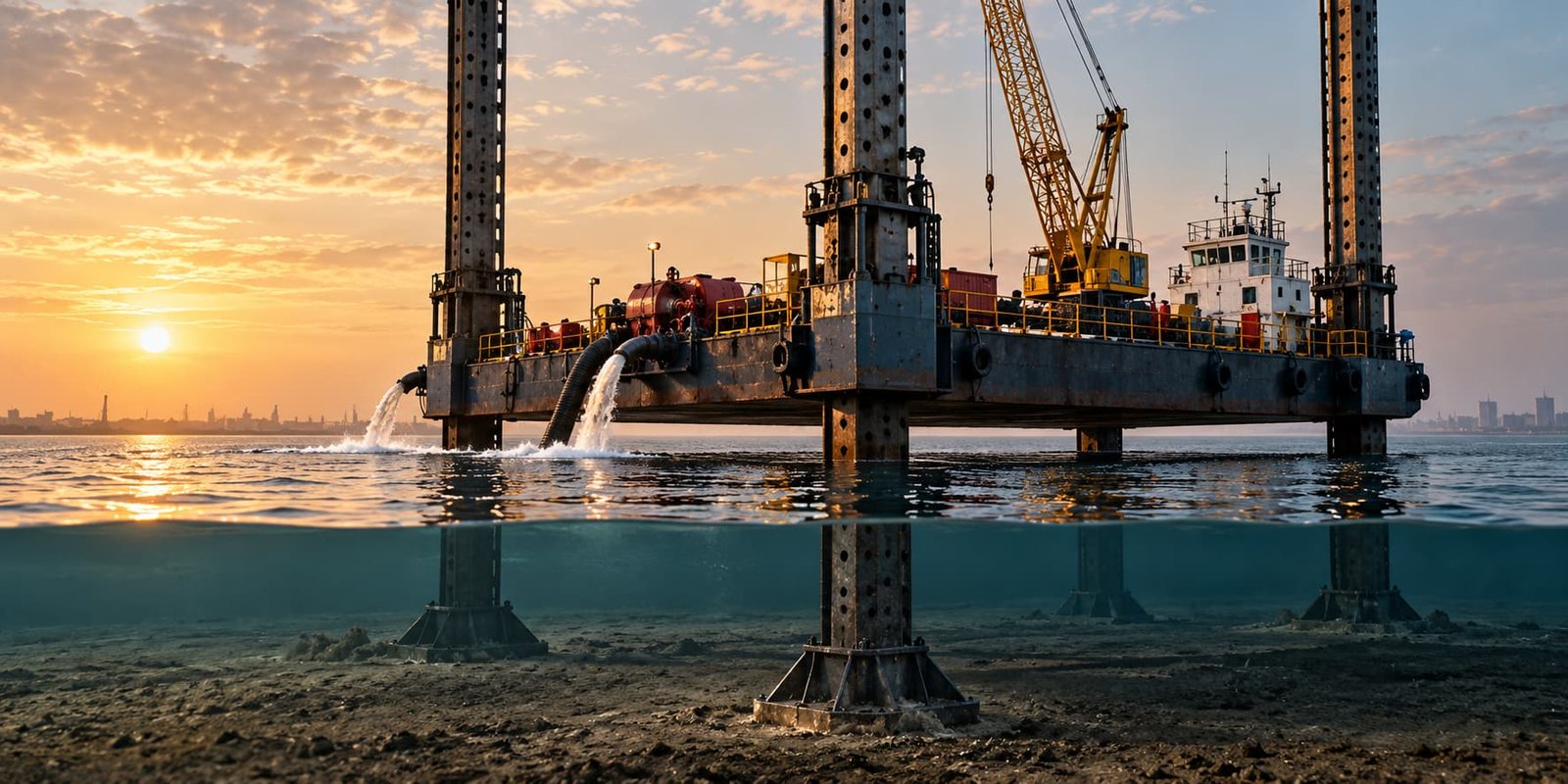 Jack-up barge preload: How leg penetration and punch-through risk are managed